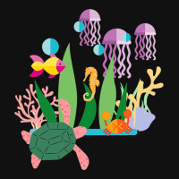 Seahorse Fish Sea Turtle Sea Crab And Jellyfish Graphic T-shirt | Artistshot