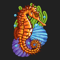 Seahorse Marine Ocean Wildlife Nature Animal Coral Basic T-shirt | Artistshot