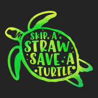 Skip A Straw Save A Turtle Tie Dye Earth Day 31 3/4 Sleeve Shirt | Artistshot