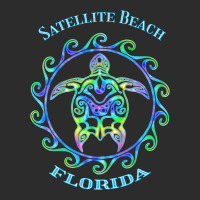 Satellite Beach Florida Vacation Colorful Turtle Exclusive T-shirt | Artistshot