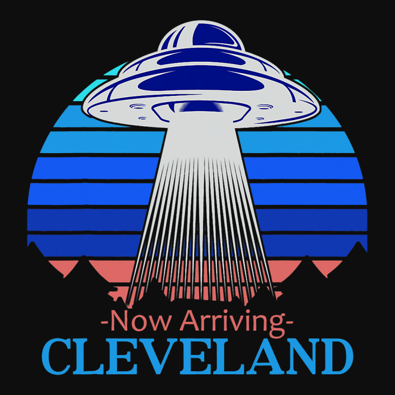 Spaceship Now Arriving Cleveland Ohio I Believe In Crop Top by ZariahVang | Artistshot