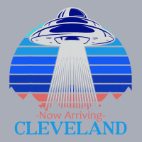 Spaceship Now Arriving Cleveland Ohio I Believe In Tank Dress | Artistshot