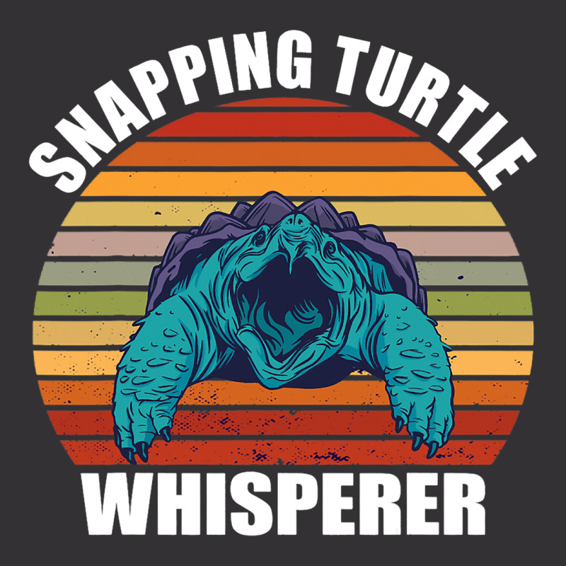 Snapping Turtle Whisperer Retro Sunset Vintage Sea Vintage Hoodie | Artistshot