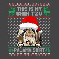 This Is My Christmas Pajama Shirt Shih Tzu Santa Basic T-shirt | Artistshot