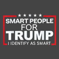 Smart People For Trump I Identify As Smart Basic T-shirt | Artistshot