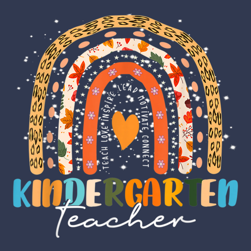 Kindergarten Teacher Teach Love Boho Rainbow Thanksgiving Basic T-shirt | Artistshot