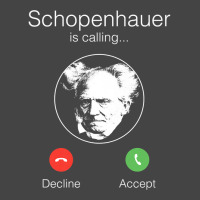 Schopenhauer Is Calling   Nihilist Philosophy Premium T Shirt Basic T-shirt | Artistshot