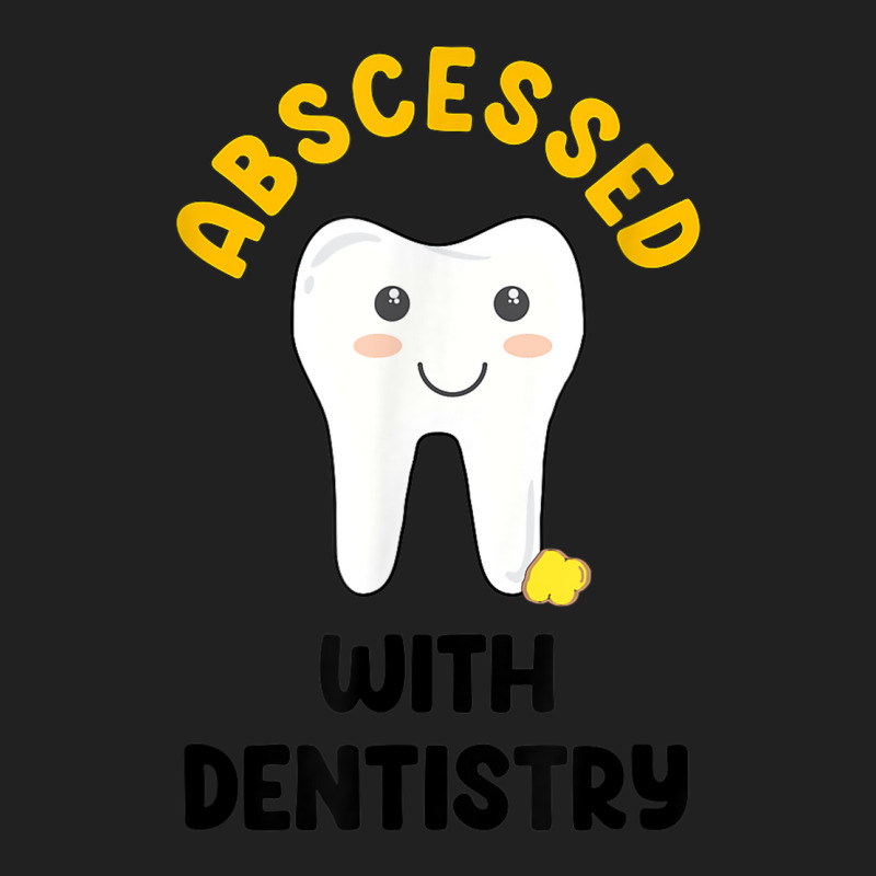 Cute Abscessed With Dentistry   Funny Dental Oral Pun Shirt Basic T-shirt | Artistshot