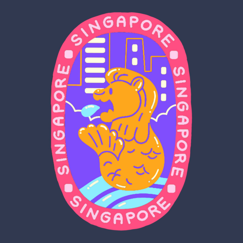 Singapore Cartoon Basic T-shirt by NICHOLASGIBSON | Artistshot