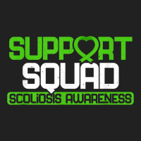 Scoliosis Support Squad Spine Surgery Recovery Green Ribbon Basic T-shirt | Artistshot