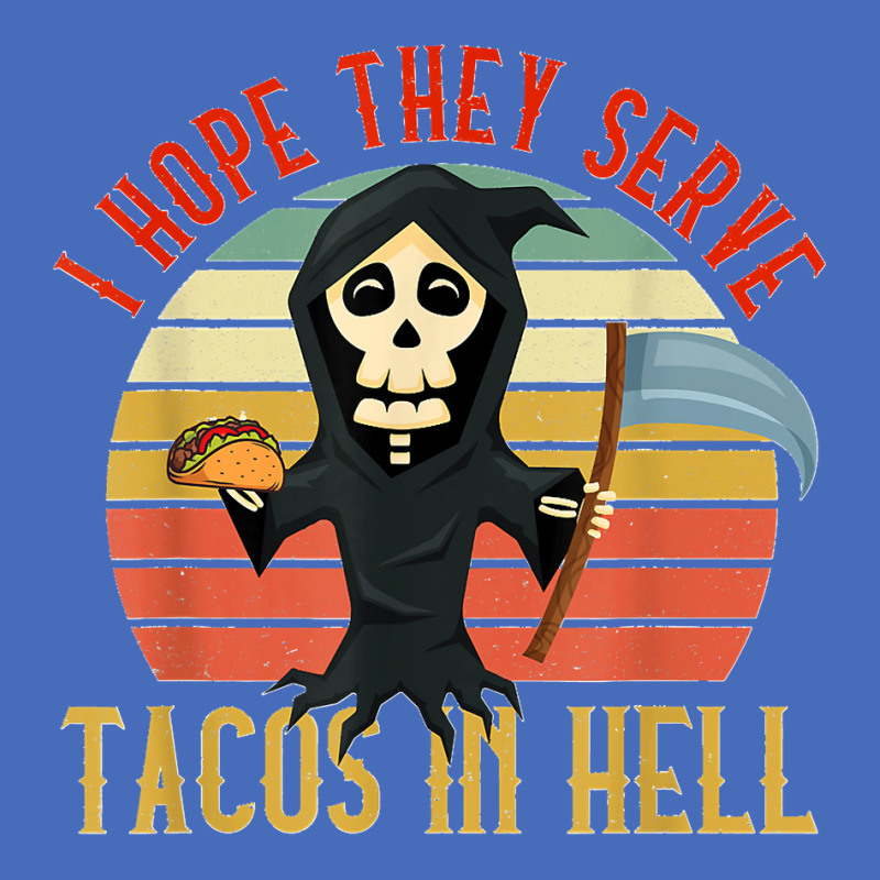 Vintage I Hope They Serve Tacos In Hell Halloween Costume T Shirt Basic T-shirt | Artistshot