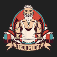 Starker Mann Grandpa Workout Gym Gifts Training Muscle Building Basic T-shirt | Artistshot