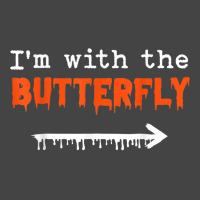 I'm With Butterfly Halloween Costume Party Matching Couples Basic T-shirt | Artistshot