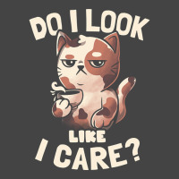 Do I Look Like I Care - Lazy Cute Coffee Cat Gift Basic T-shirt | Artistshot