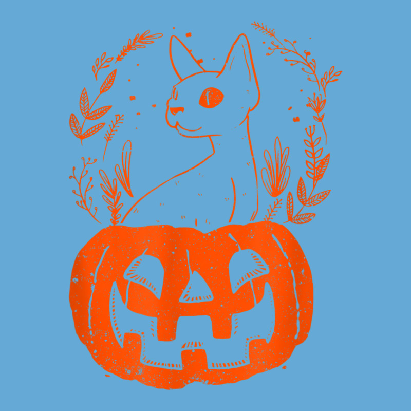 Halloween Pumpkin With Cat Halloween Party Basic T-shirt | Artistshot