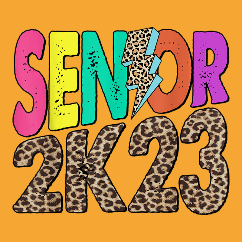 Senior 2k23 Leopard Lightning Bolt Class Of 2023 Graduation Basic T-shirt by Fashaza | Artistshot