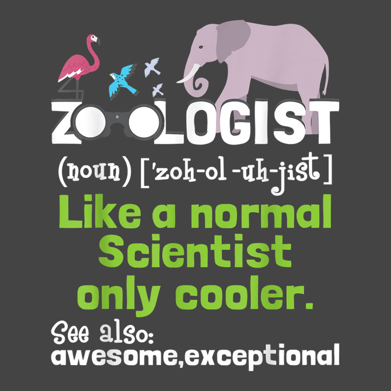 Zoologist Definition Zoology Zookeeper Wildlife T Shirt Basic T-shirt by cm-arts | Artistshot