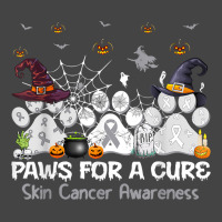 Paws For A Cure Skin Cancer Awareness Halloween Basic T-shirt | Artistshot