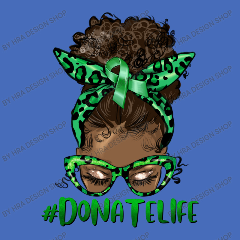 Afro Messy Bun Donate Life Basic Youth T-shirt by HRA Design Shop | Artistshot