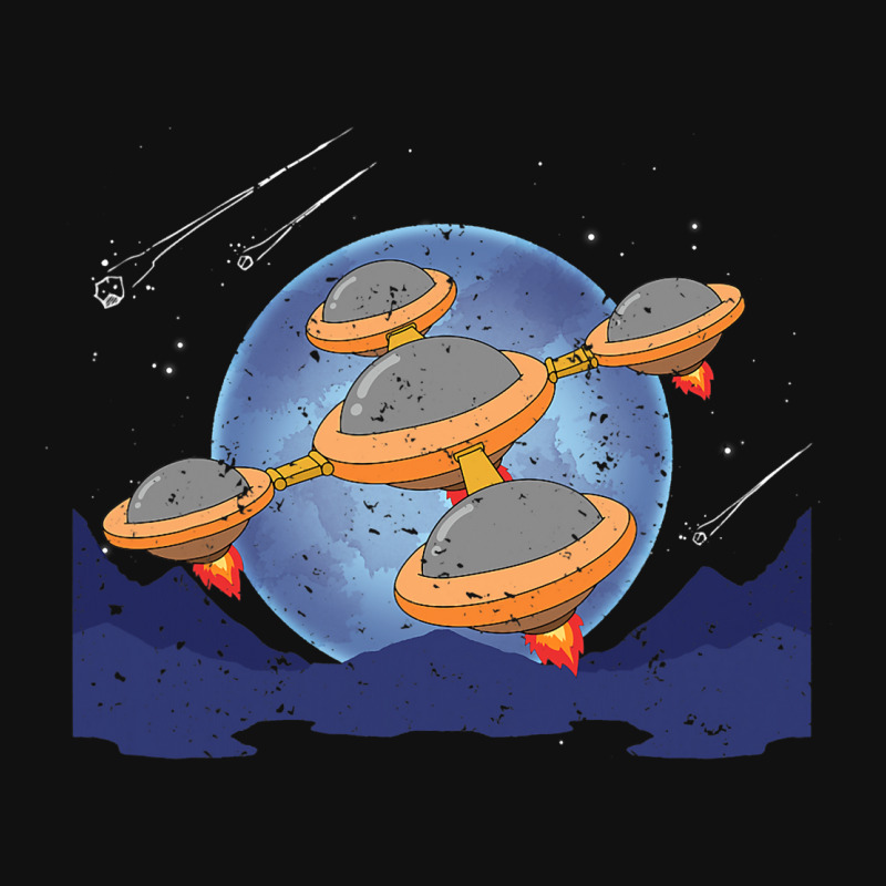 Sci Fi Unidentified Flying Object Ufo Outer Space  Graphic T-shirt | Artistshot