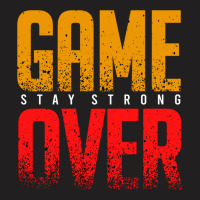 Game Over Vector T Shirt Design T-shirt | Artistshot