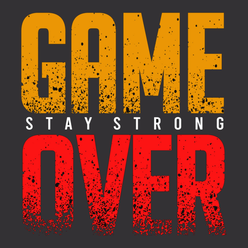 Game Over Vector T Shirt Design Vintage Hoodie by Kenneth Rorer | Artistshot