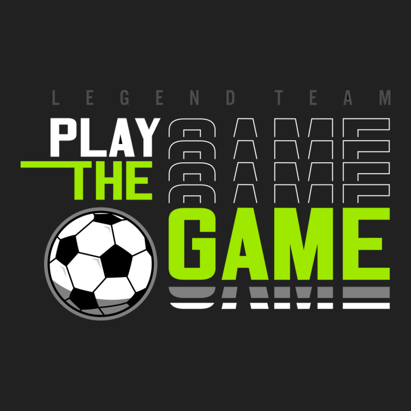 Vector Play The Game Football Sport, Typography Gr Basic T-shirt | Artistshot