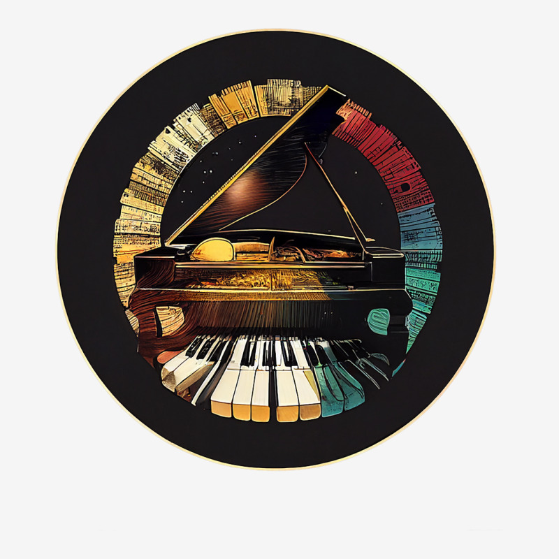 Piano Instrument For Pianist Musician Keyboard Pla Scorecard Crop Tee by ArabellMonk | Artistshot