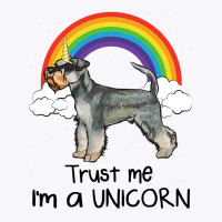 Rainbow Miniature Schnauzer Trust Me Im A Unicorn  Tank Top | Artistshot