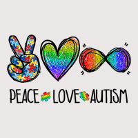 Peace Love Infinity Symbol Cute Autism Awareness G Pocket T-shirt | Artistshot