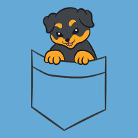 Rottweiler Dog In A Pocket Cute Pocket Rottweiler Basic T-shirt | Artistshot