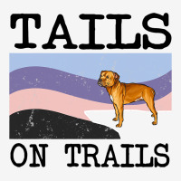 Staffordshire Bull Terrier Tails On Trails Funny D Graphic T-shirt | Artistshot