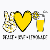 Peace Love Lemonade Funny Lemon T-shirt | Artistshot