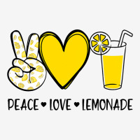 Peace Love Lemonade Funny Lemon Graphic T-shirt | Artistshot