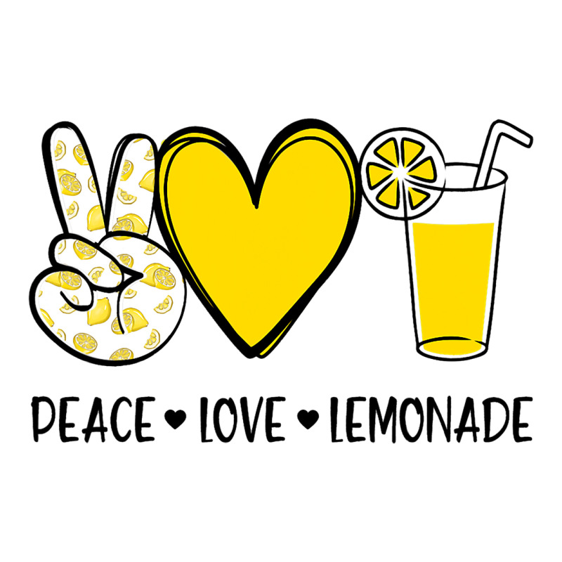 Peace Love Lemonade Funny Lemon Men's T-shirt Pajama Set | Artistshot