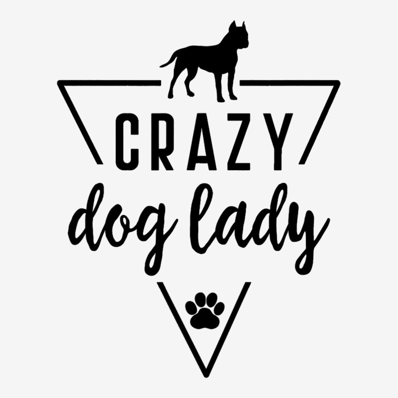 Staffordshire Crazy Dog Lady Mom Paw Print Puppy C Graphic T-shirt | Artistshot