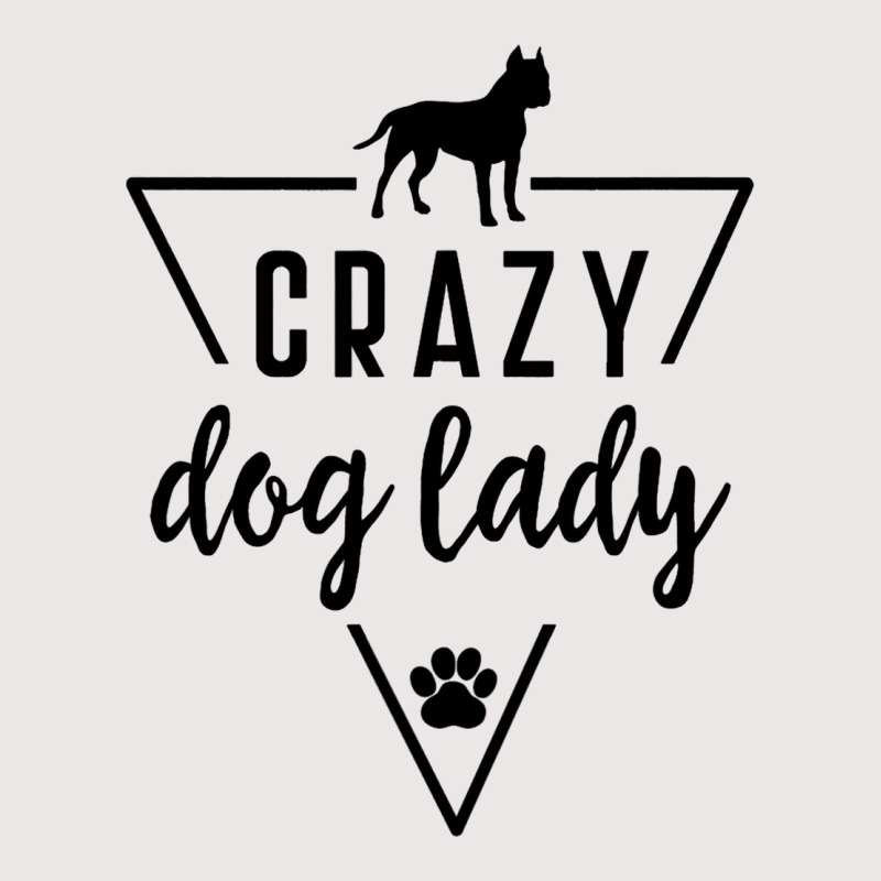 Staffordshire Crazy Dog Lady Mom Paw Print Puppy C Pocket T-shirt | Artistshot