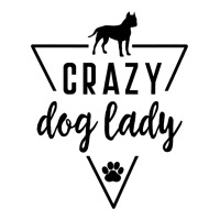 Staffordshire Crazy Dog Lady Mom Paw Print Puppy C Women's V-neck T-shirt | Artistshot