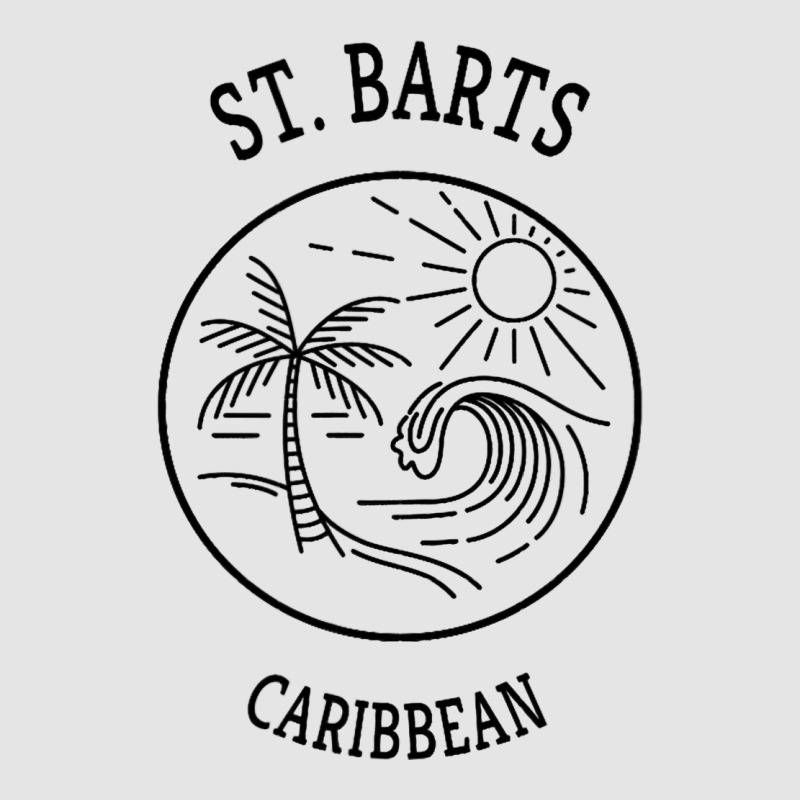 Retro Cool St. Barts Fun Scenic Beach Novelty Art Exclusive T-shirt by CalliopeEasley | Artistshot