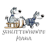 Sleigh Dog Mama I Husky Malamute Woman Gift Crop Top | Artistshot