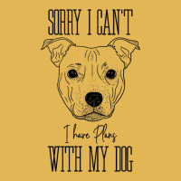 Staffordshire Terrier I Have Plans With My Dog Vintage Hoodie And Short Set | Artistshot