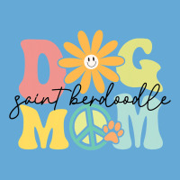 Saint Berdoodle Groovy Dog Mom Women Pet Lover Basic T-shirt | Artistshot