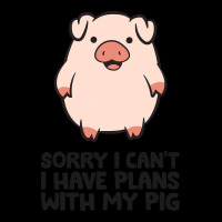 Pig Farmer Sorry I Cant I Have Plans With My Pig Men's Long Sleeve Pajama Set | Artistshot