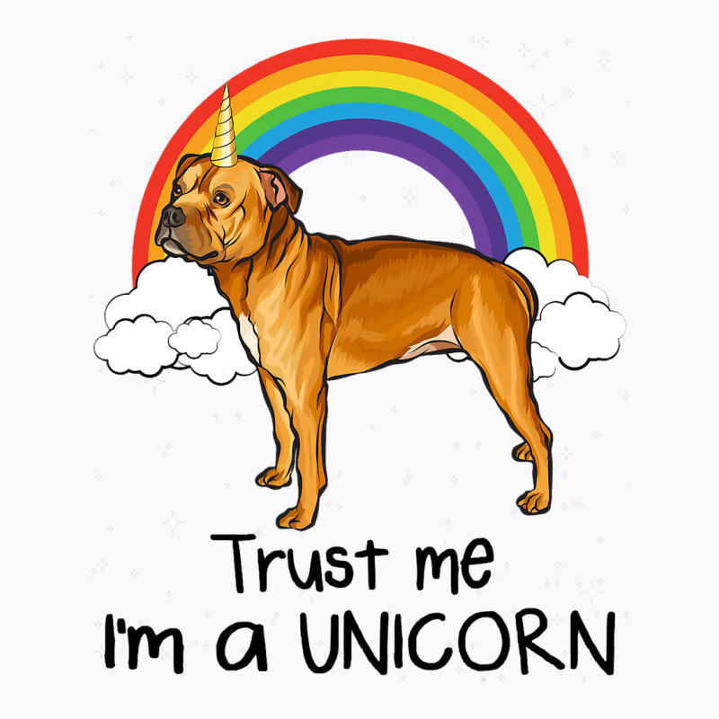 Rainbow Staffordshire Bull Terrier Trust Me Im A U T-shirt | Artistshot