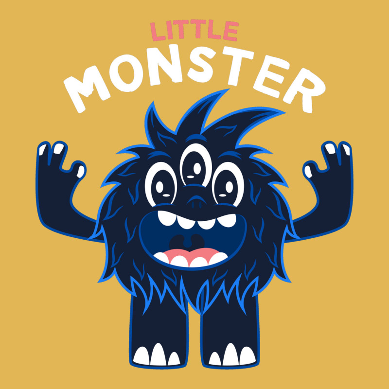 Vector Cute Little Monster Cartoon Tshirt Designs Vintage Hoodie And Short Set | Artistshot