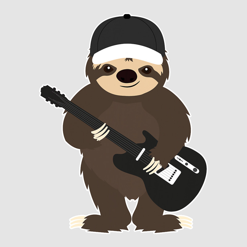 Sloth Guitar Band Member Animal Music Shirt Exclusive T-shirt | Artistshot