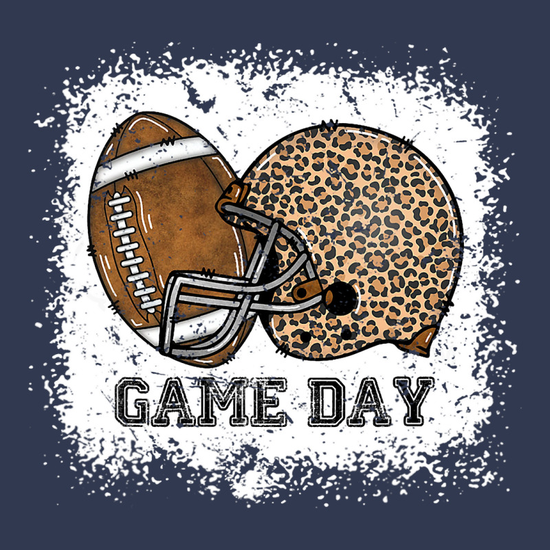 Bleached Game Day Leopard Football Helmet Sport Mom Girls  Copy Basic T-shirt | Artistshot