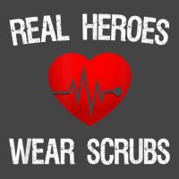 Real Heroes Wear Scrub, Nurse Appreciation, Thank You Gift Basic T-shirt | Artistshot