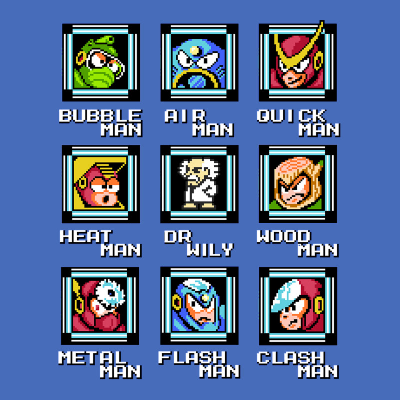 Nes Retro Video Game Mega Man Bosses Duvet Shirt Mug Sweater Basic T-shirt by CAROLEEGRAY | Artistshot