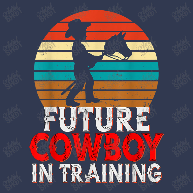 Future Cowboy In Training Rodeo Boy Wooden Horse Kids Basic T-shirt by ArtistShaniya | Artistshot